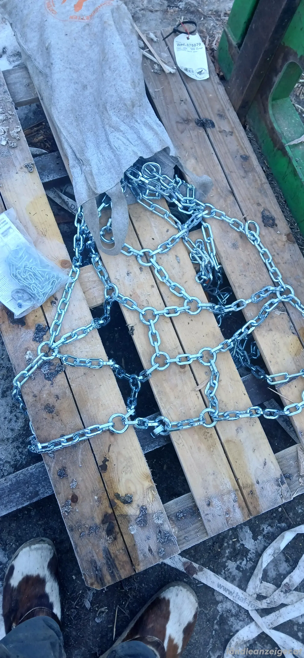 Schneeketten, Traktor