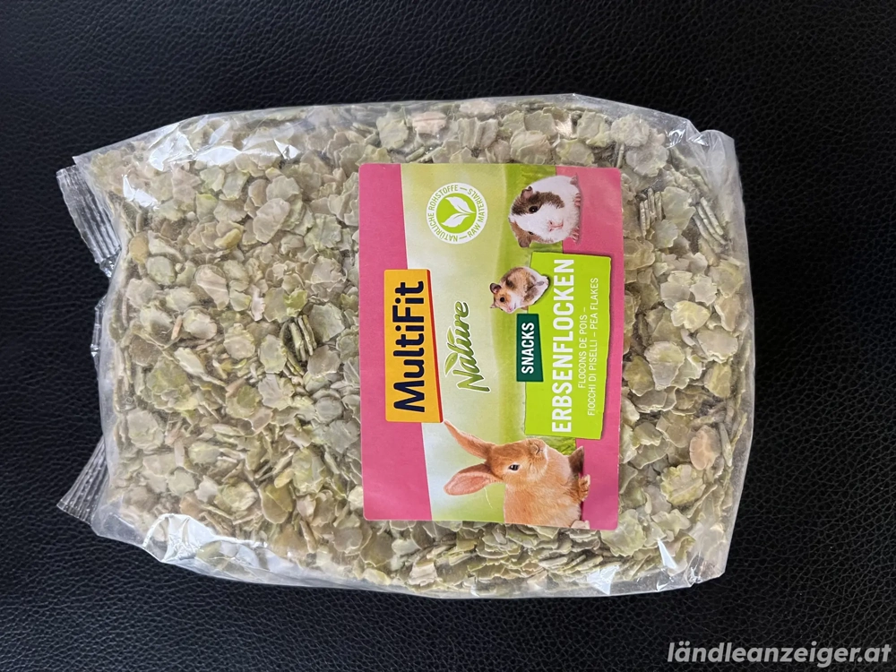 Erbsenflocken für Nagetiere - 1 kg - NEU