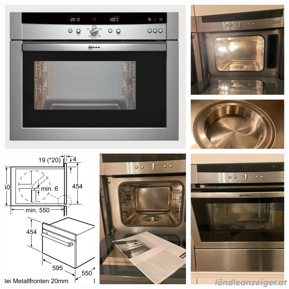 NEFF Einbaudampfgarofen C47D22.3