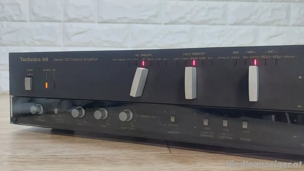 Technics SU-A6 Stereo Control Amplifier 