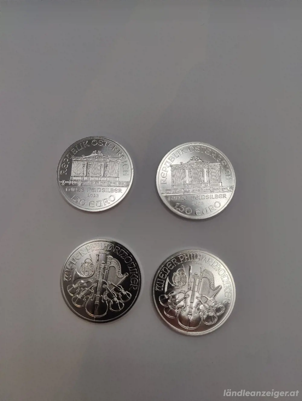 Silbermünzen  Wiener Philharmoniker 1oZ