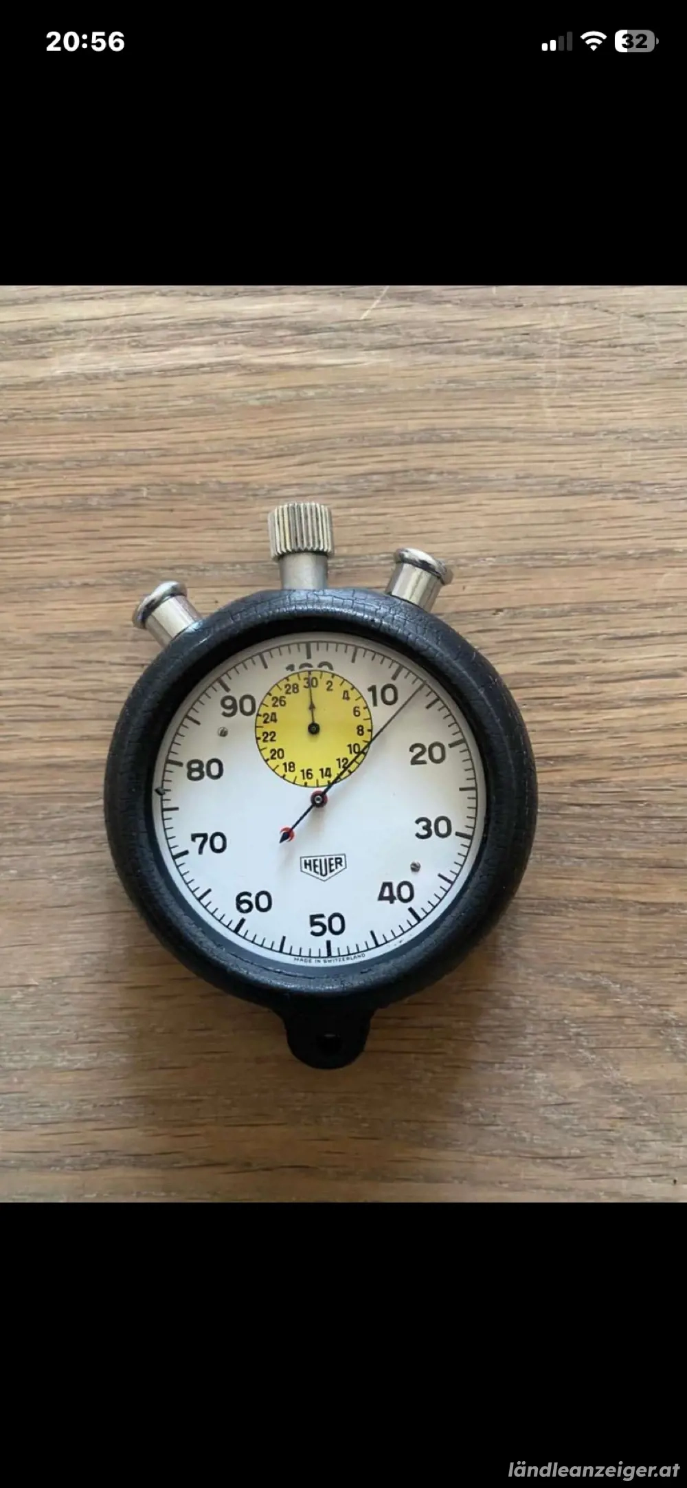 Orig. HEUER Ref. 570   Vintage Stoppuhr Jahrgang 1968