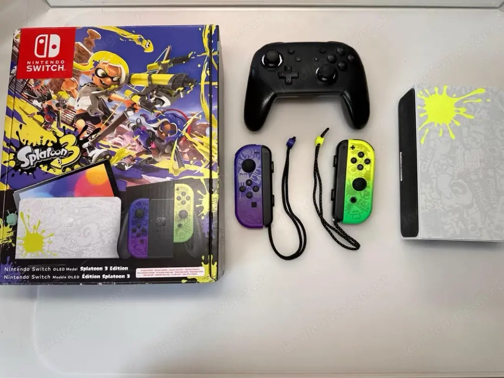 nintendo switch oled splatoon edition