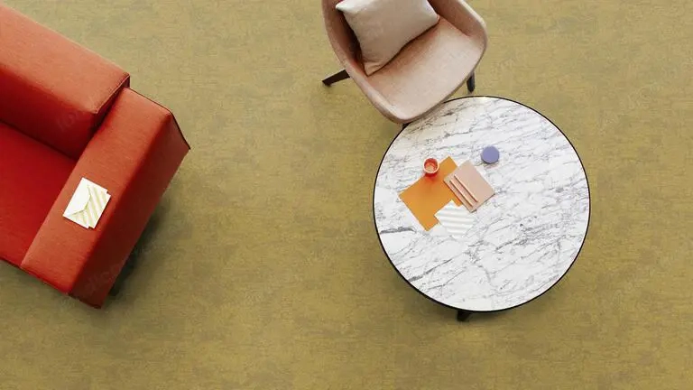 Senfgelbe Teppichfliesen von Interface