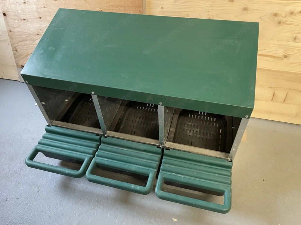 Hühner Legenest dreifach