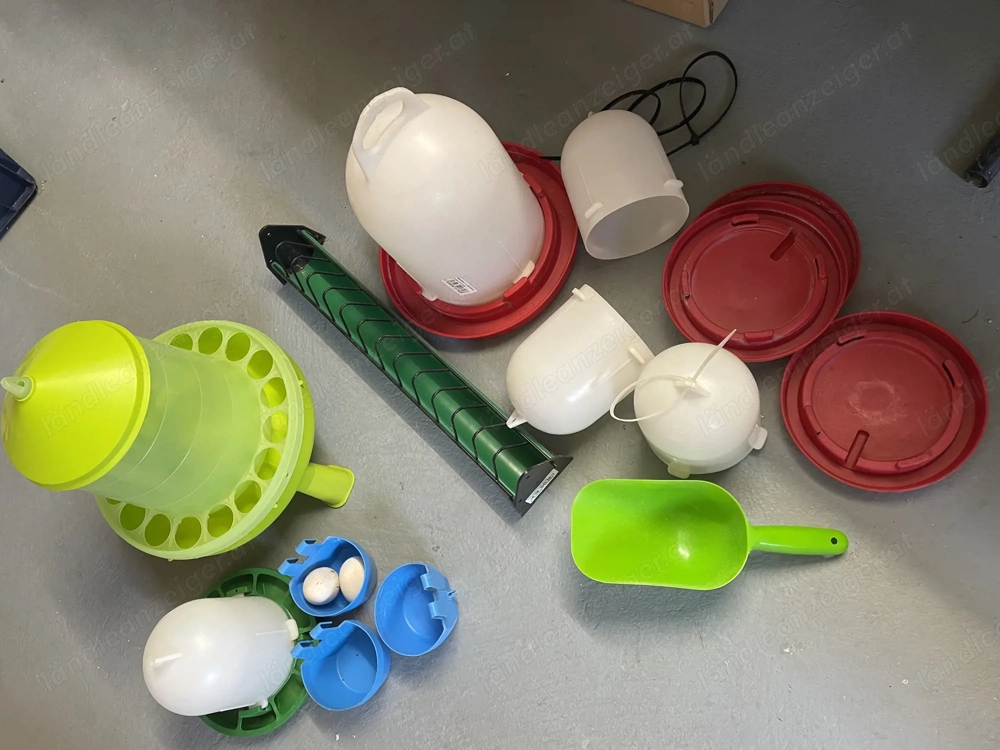Hühner-Zubehör Set   Futterspender & Tränken