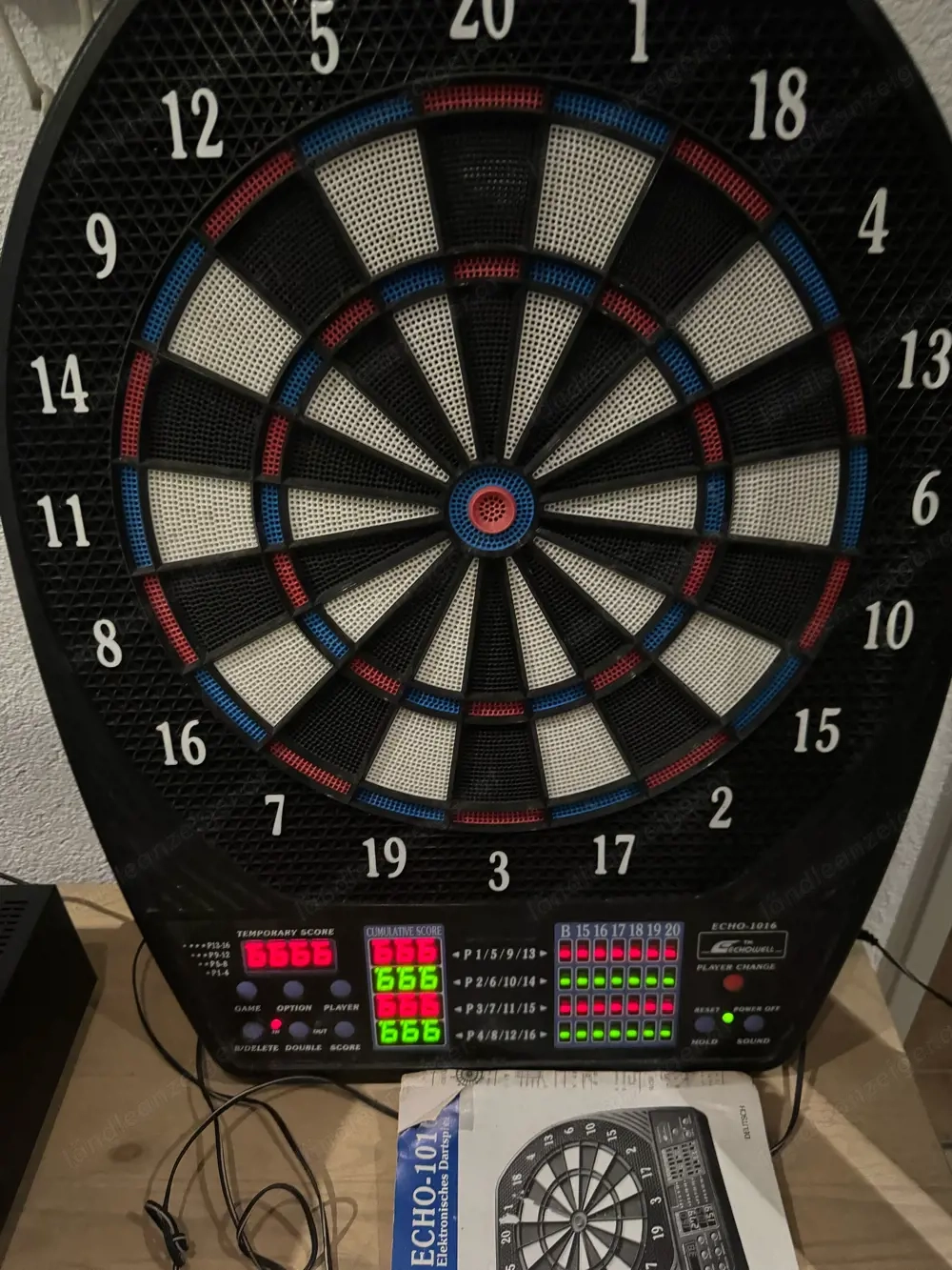 elektronische Dartscheibe