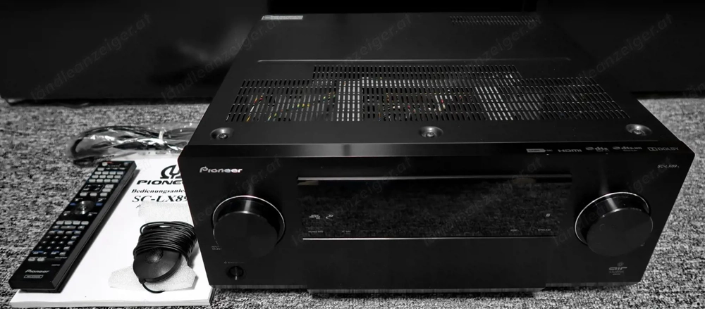 PIONEER SC-LX89 K Schwarz - 9.2-Kanal AV-Receiver, 4K UltraHD High End