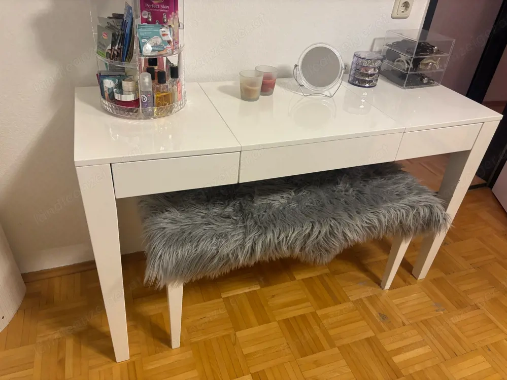 Schminktisch weiß Hochglanz