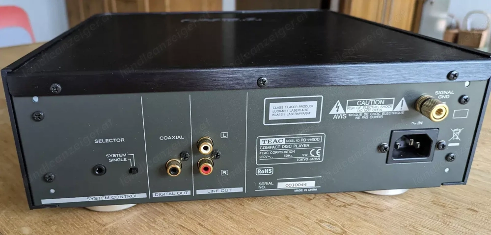 Teac PD-H600 CD Player aus der Reference-Serie