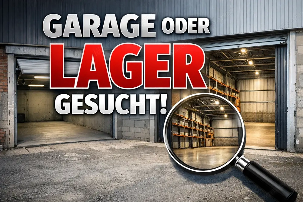 Suche Garage oder Lager