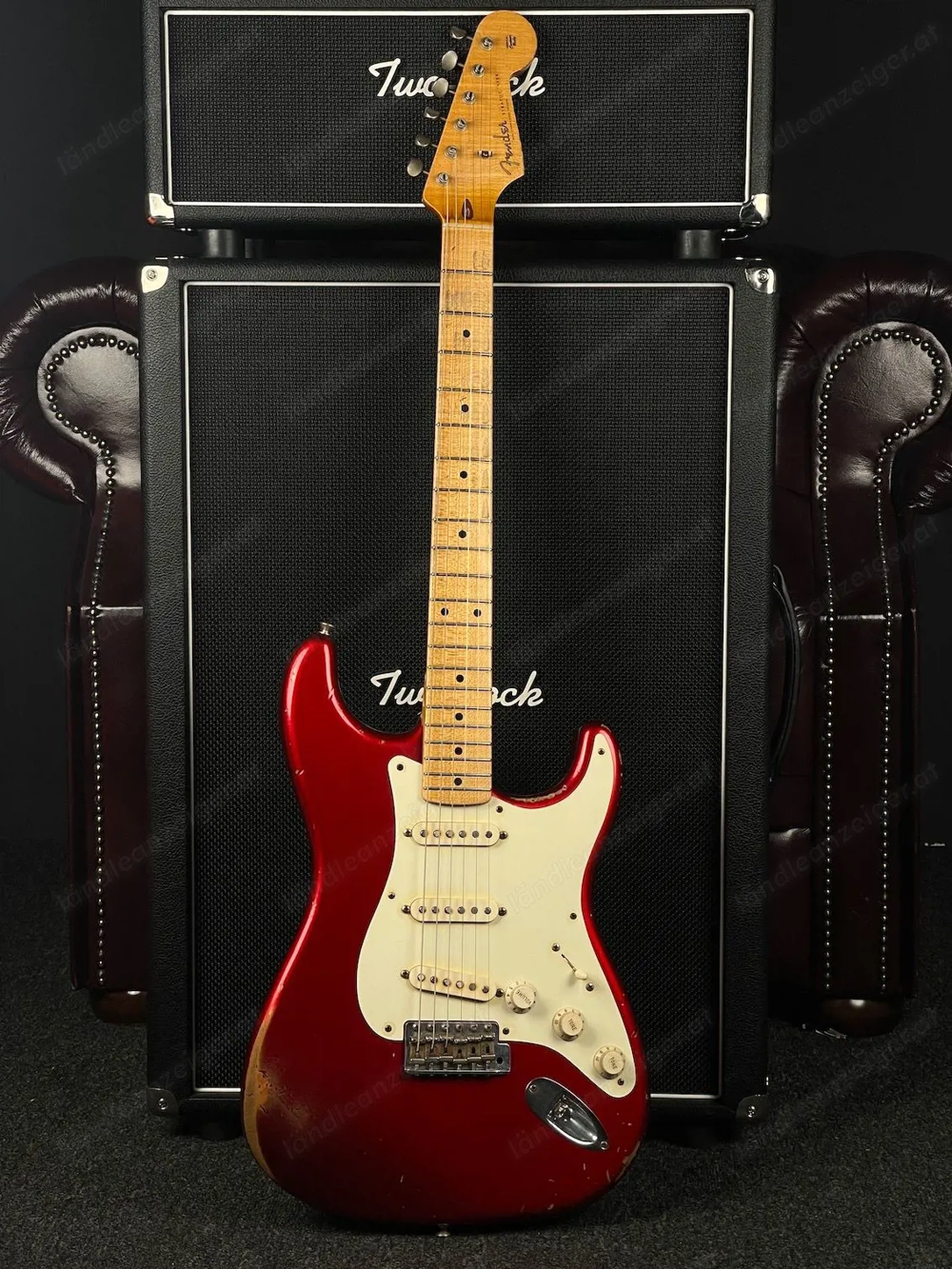 2008 Fender John Cruz 58  Hot Rod  Strat Rlc Candy Apple Red