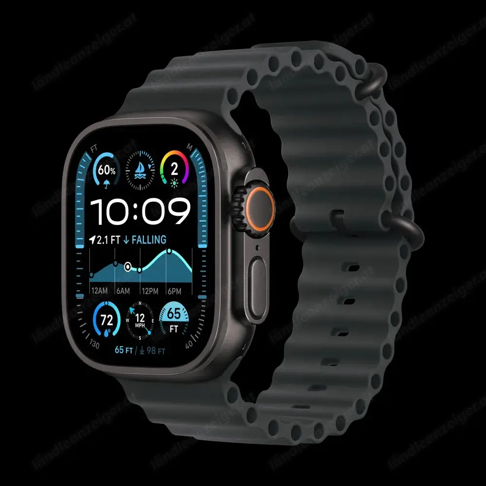 Apple Watch Ultra 2, 49mm, Black Ocean Band