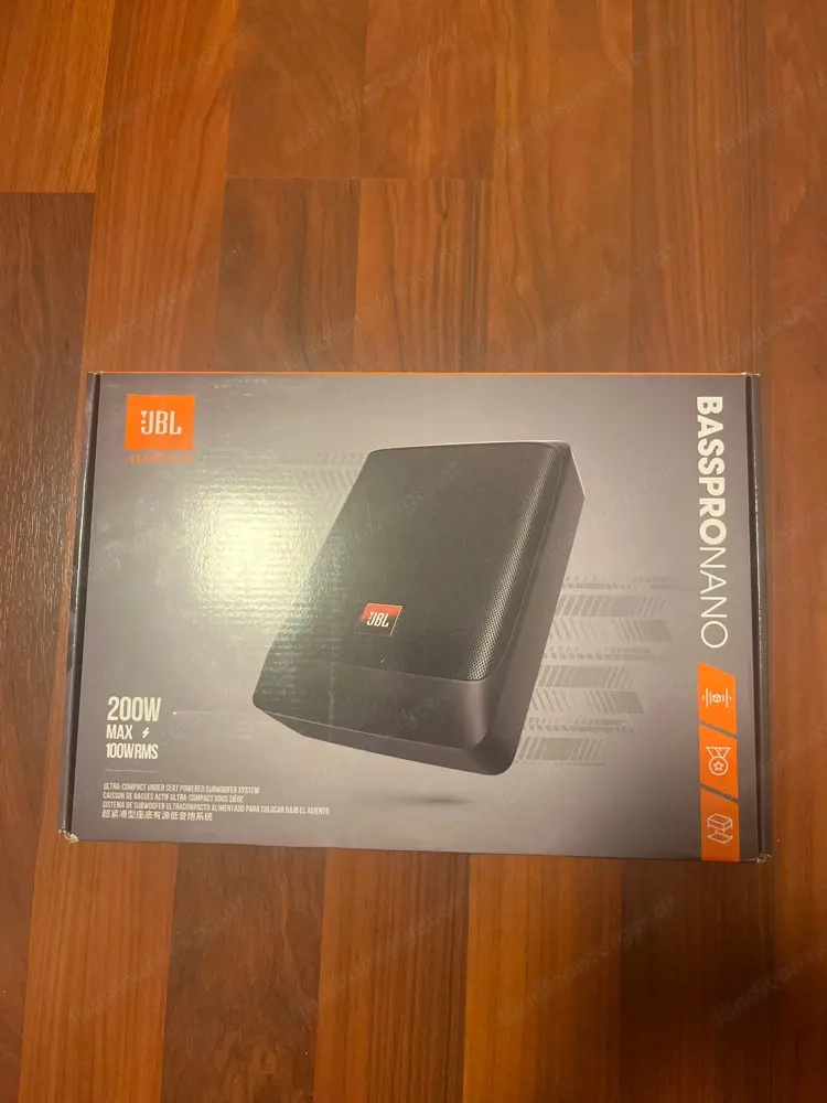 JBL Bass Pro Nano 6 x 8 inch Underseat Subwoofer Boombox