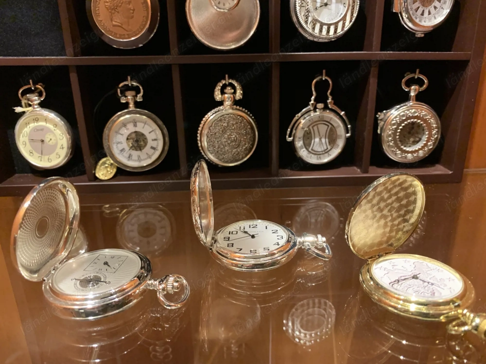 Dekorative Taschenuhren mit Handaufzug