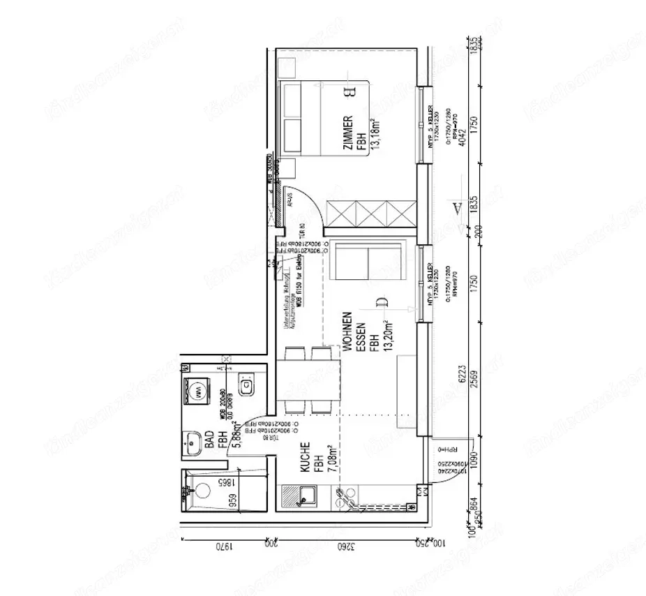 Neue 2-Zimmer-Einliegerwohnung mit Parkplatz in Tisis