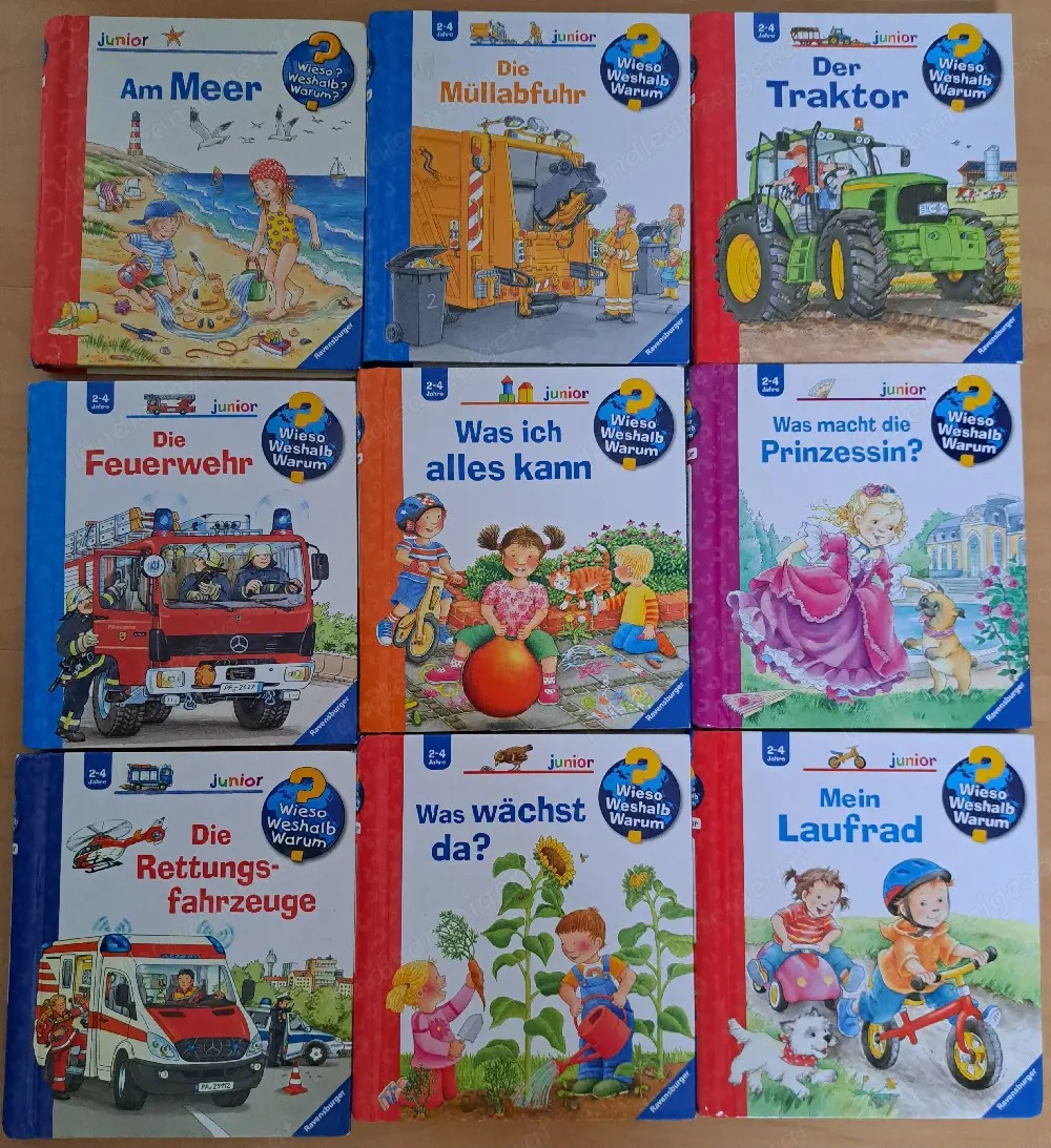 Bücher Set Wieso Weshalb Warum  Junior