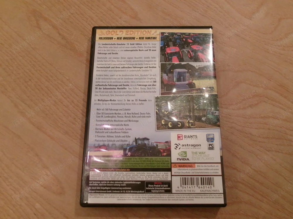 Landwirtschafts-Simulator  PC DVD-ROM