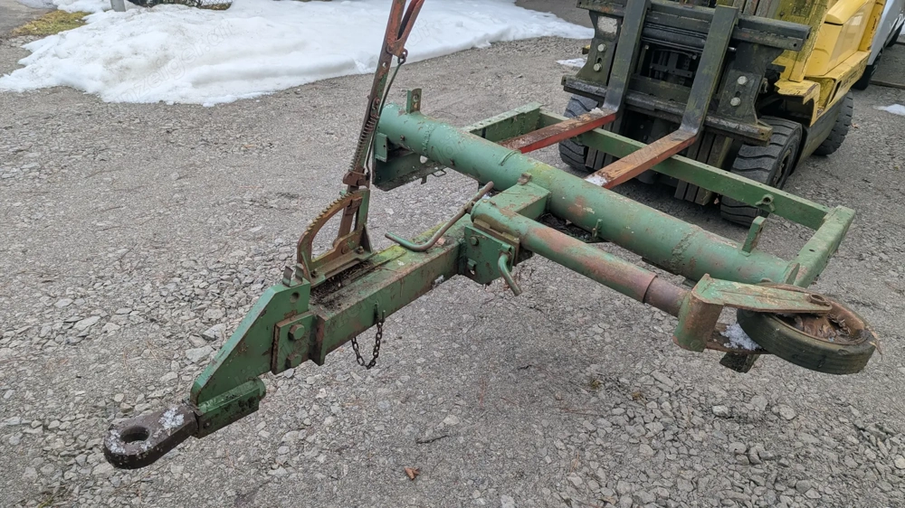 Deichsel mit Stützrad für Anhänger Boot Traktor 