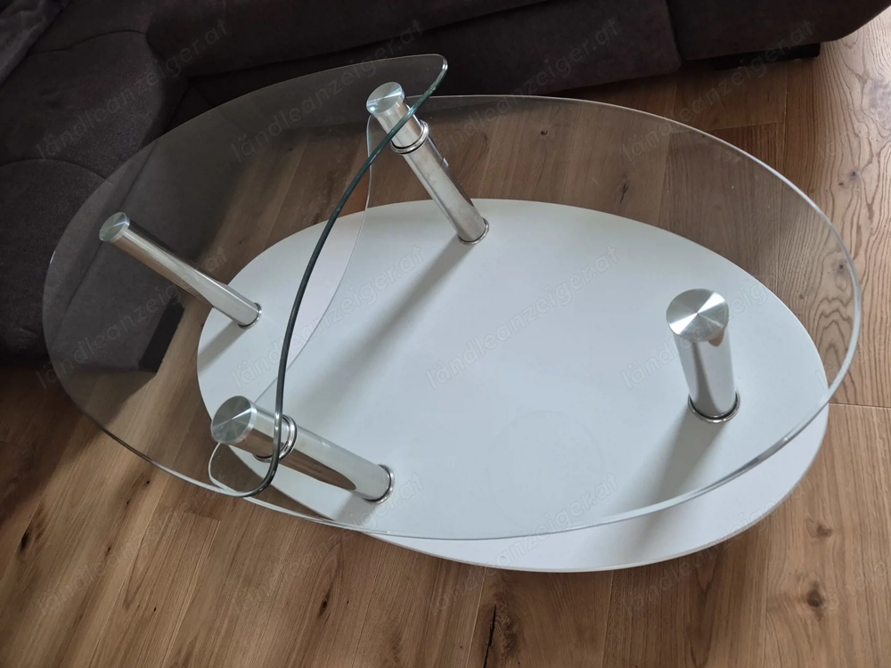 Couchtisch Glas 110x60x43 36cm