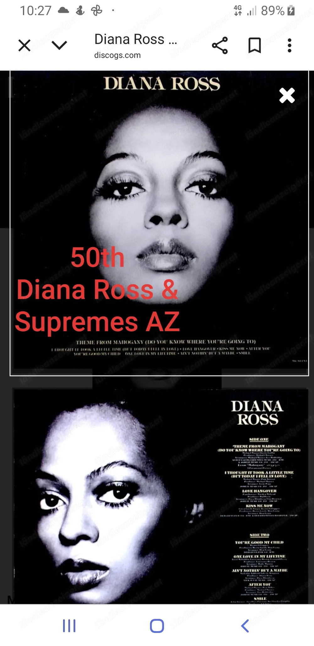 DianaRoss50thSupremesAZ AbbaZappa Uvm.