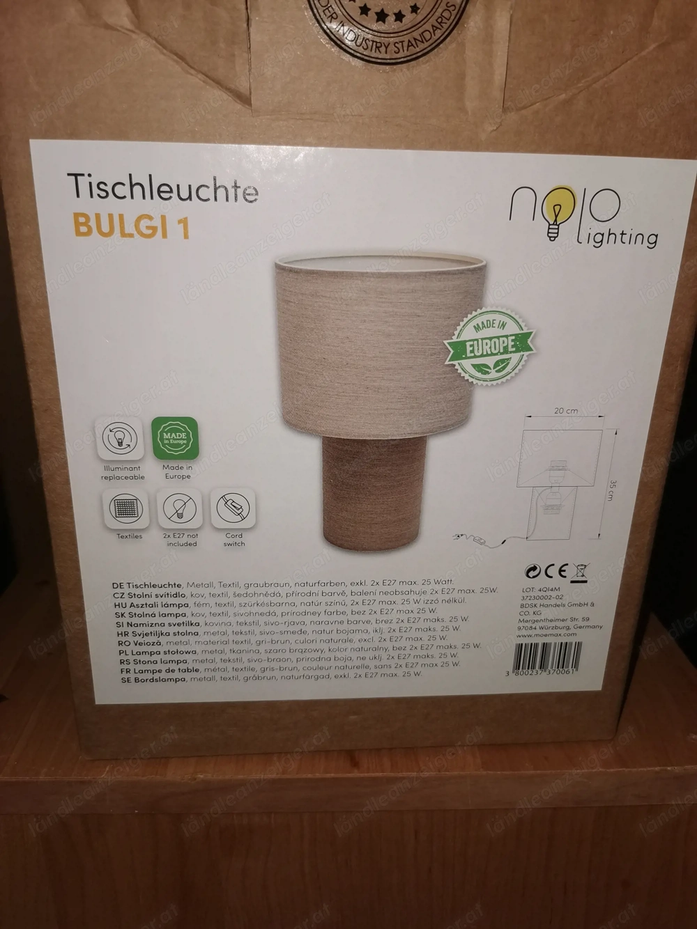 Tischleuchte 2 Stück