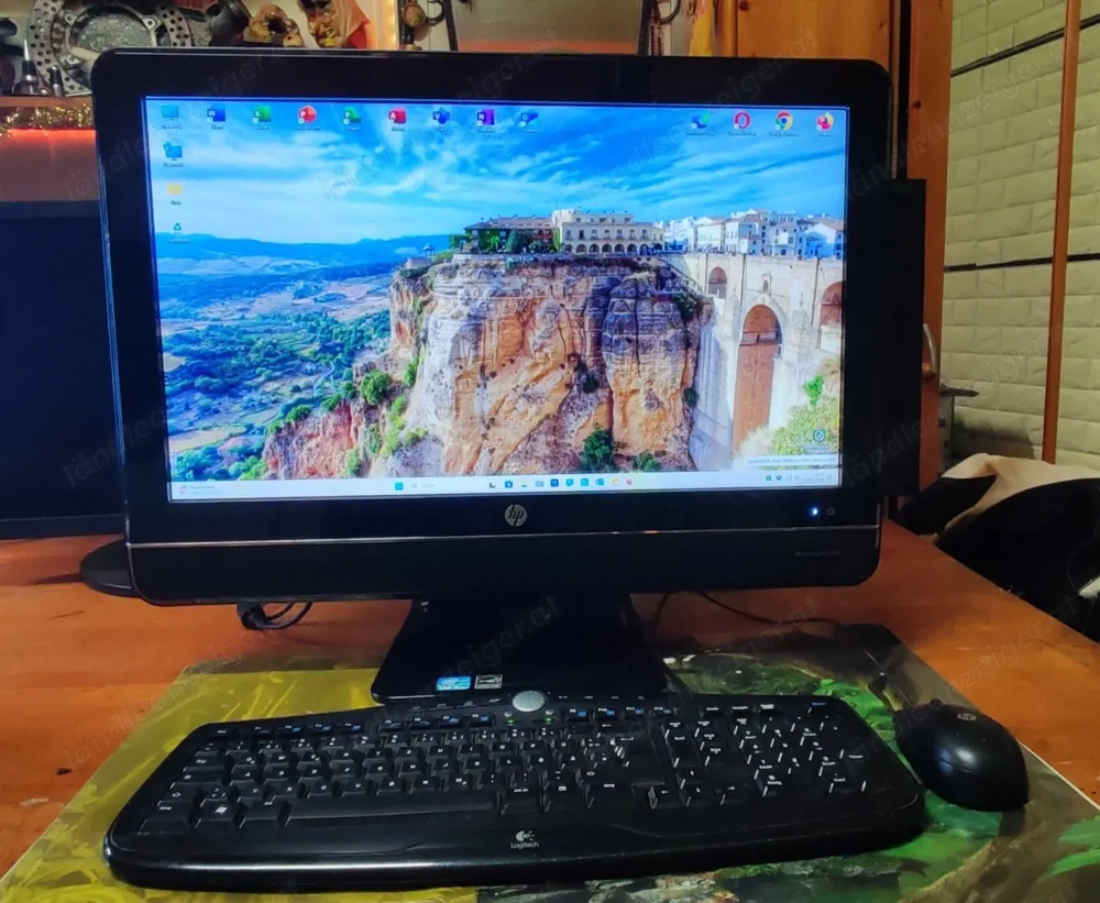 HP 8200 ELITE All-In-One-PC Windows 11 PRO Office 2024 ideal bei Platzproblemen i5 Webcam NEUE SSD