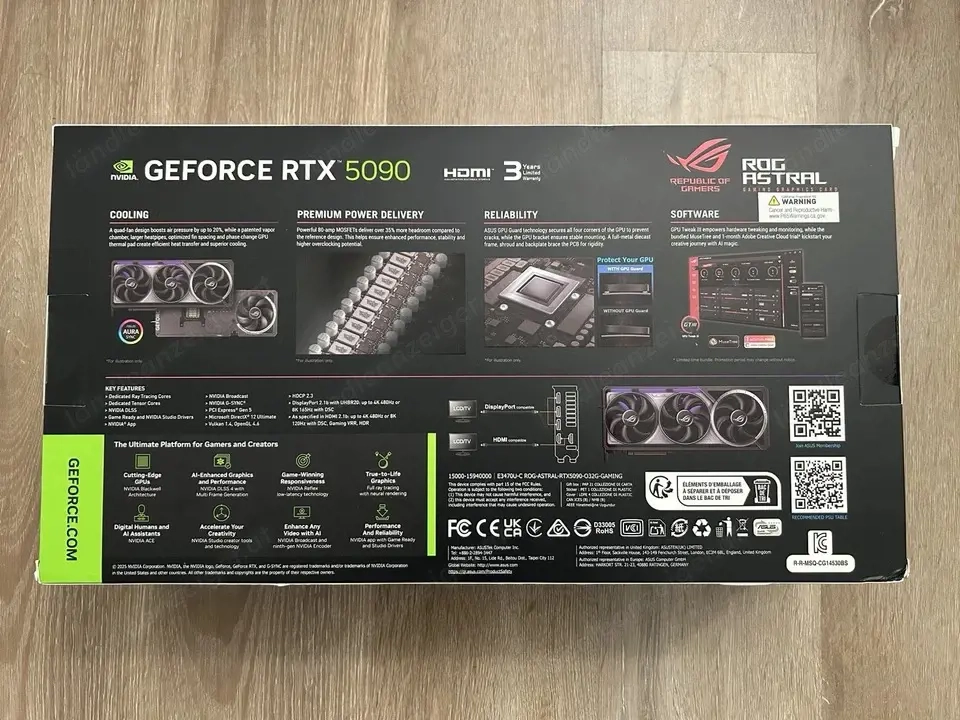 Te koop: ASUS ROG Astral GeForce RTX 5090 32 GB Groothandel