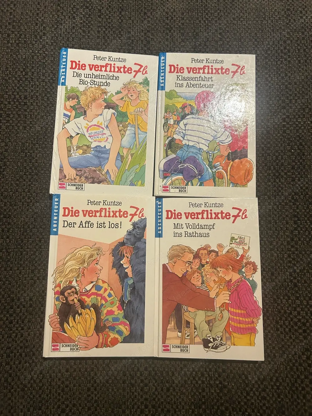 4 Bücher: Die verflixte 7b, Peter Kuntze