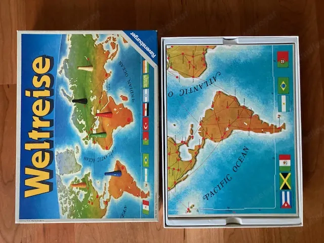 Weltreise Gesellschaftsspiel 90er
