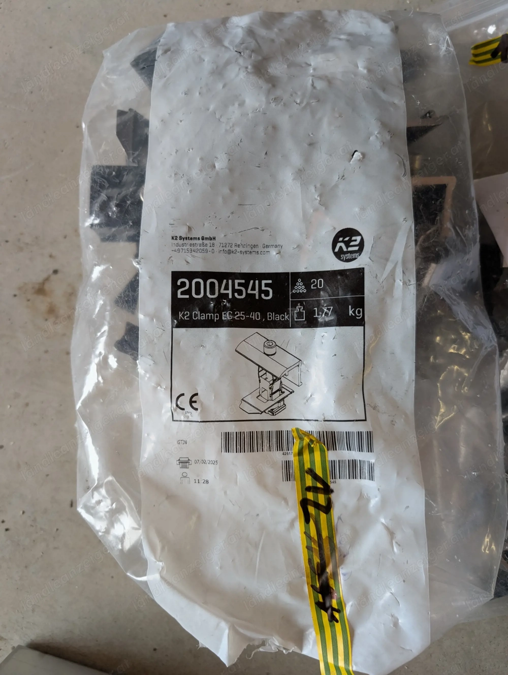 K2 Systems SingleRail Komponenten PV Unterkonstruktion