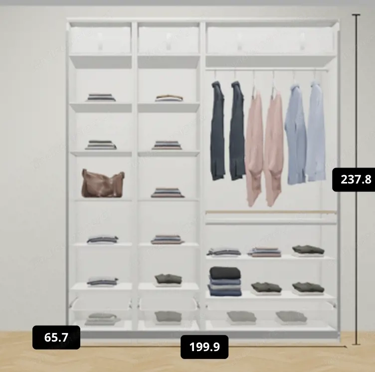 IKEA PAX Kleiderschrank mit Schiebetüren   neuwertig