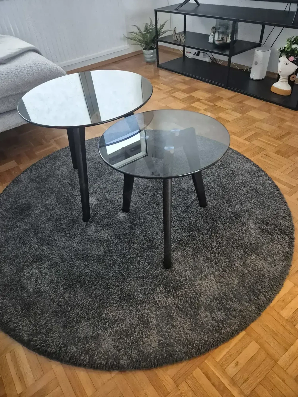 2 Glastische Schwarz