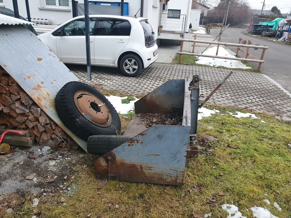 Verkaufe mechanische Heckschaufel für Traktor