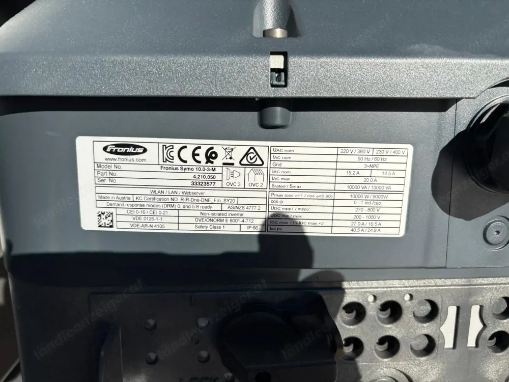 Fronius Symo 10Ktl  Wechselrichter
