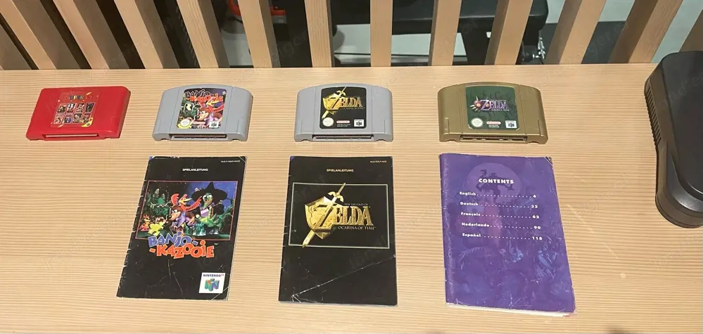 N64 mit Spielen