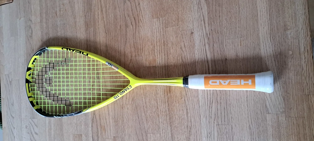 HEAD CYANO 115 Squash Schläger mit Hülle