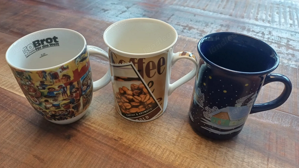 3 Tassen gratis