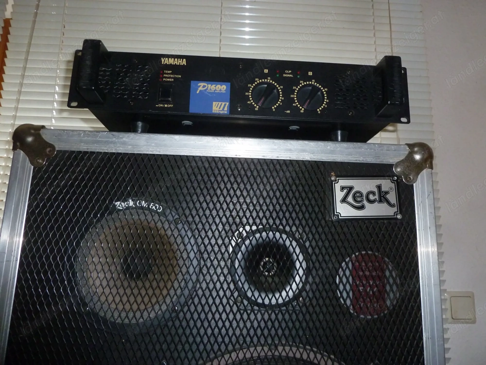 Yamaha P1600 - PA Endstufe - 200 Watt - 4 Ohm