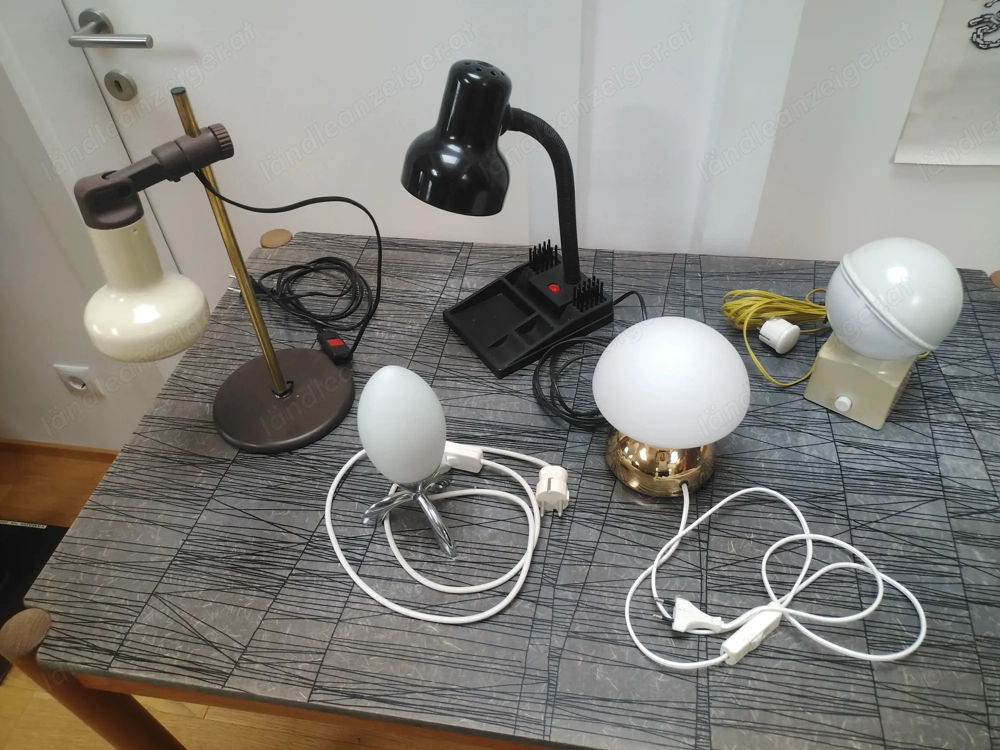 Vintage Leuchten Lampen Retro 