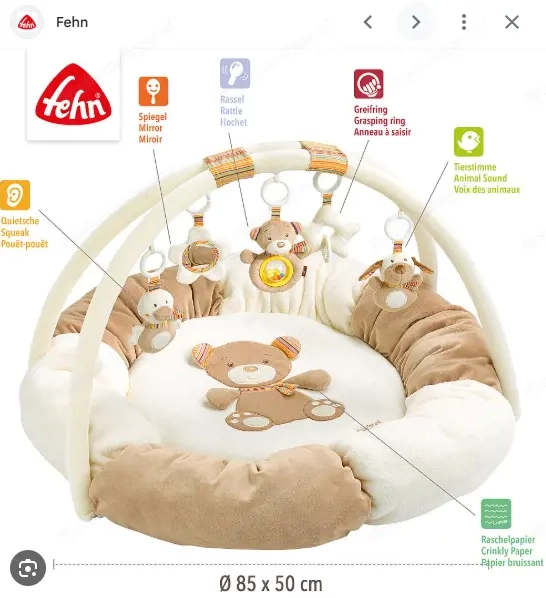 Spielebogen aus Plüsch