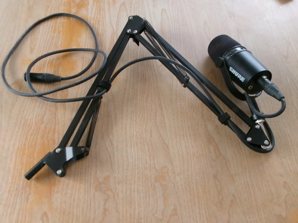 Shure Miktofon mit Halterung 