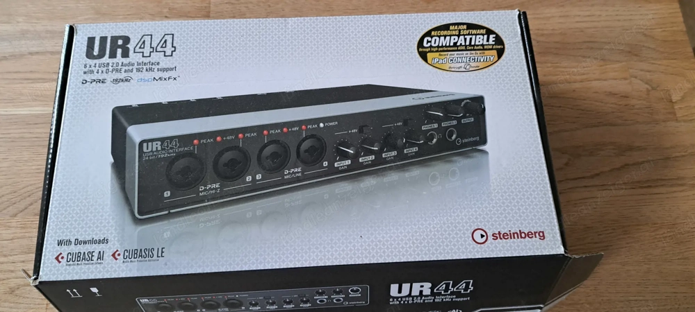 UR44 STEINBERG USB 2.0 Audio Interface mit 4xD-PRE und 192 kHz support