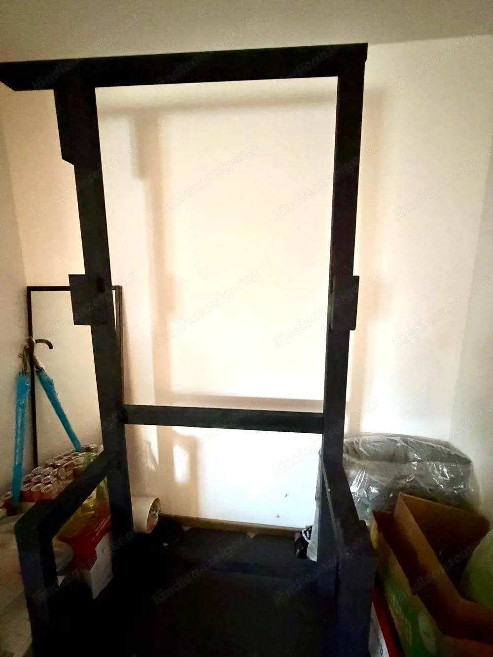 Selbstgebauter Langhantelständer  Squat Rack