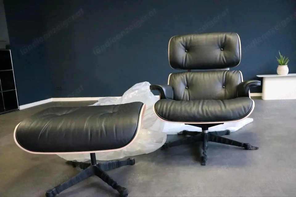 Vitra Eames Lounge Chairs Palisander-Hocker