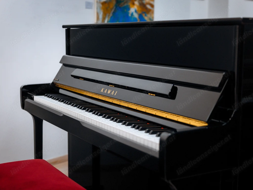 Sehr schönes Kawai Klavier, in schwarz poliert, 5 Jahre Garantie! Kostenlose Lieferung (*)