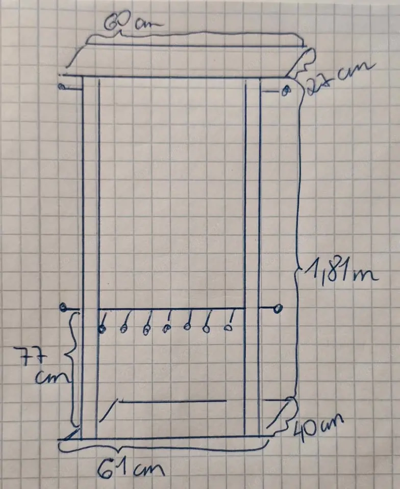 Stylische Glas-Metall-Garderobe   für jede Jahreszeit 