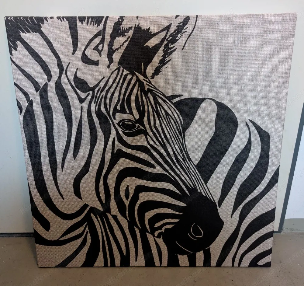 Leinwandbild Zebra