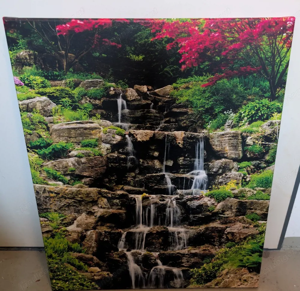 Leinwandbild Wasserfall