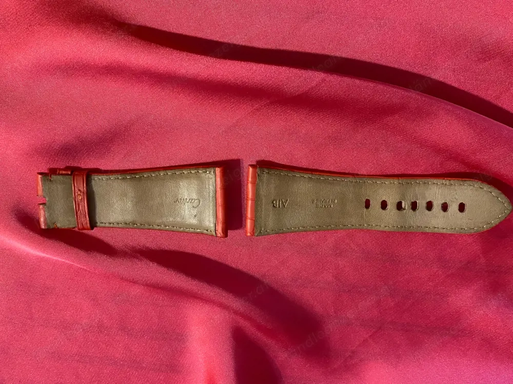 cartier divan uhr ersatzteil aus leder 